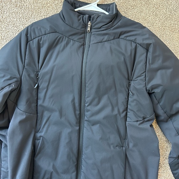 lululemon athletica Black Puffer Jacket with High Collar and Full-Length Zipper - Picture 1 of 4